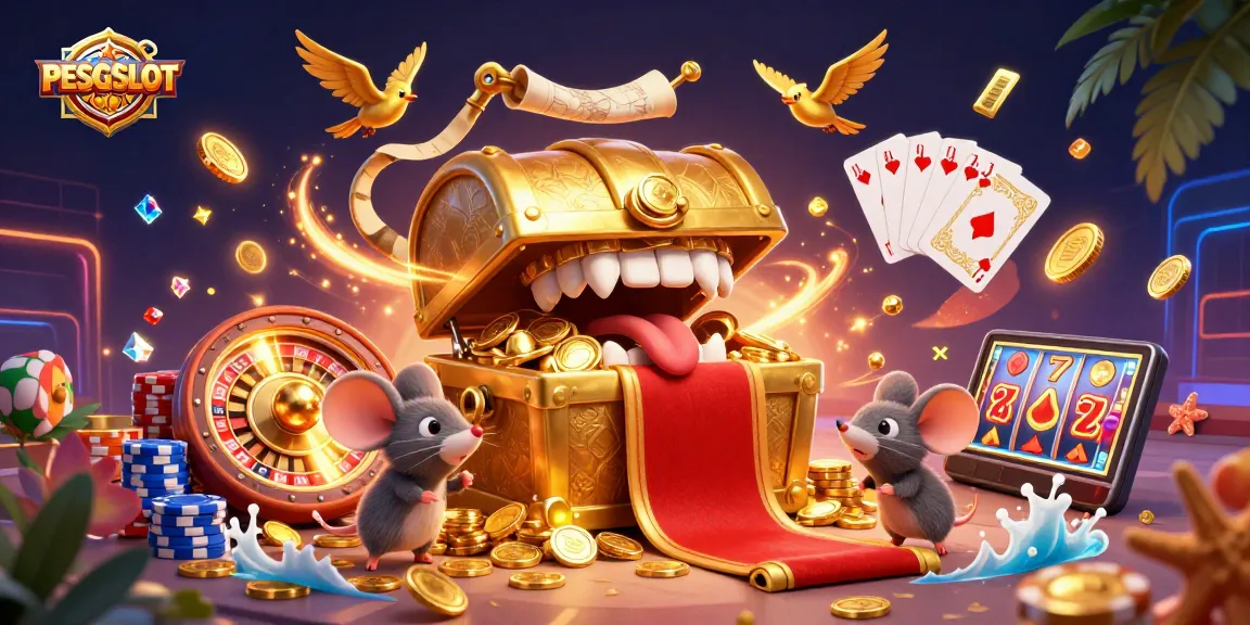 Pengalaman bermain PESGSLOT dengan harta karun emas dan potongan permainan yang mengasyikkan.