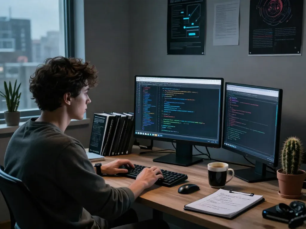 Dive into the hidden wiki with a cybersecurity researcher examining dark web protocols.