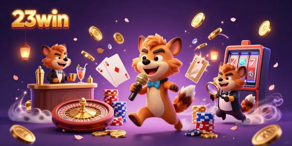 Experience the vibrant atmosphere of 23win’s comedy casino club with charismatic characters and captivating game elements.