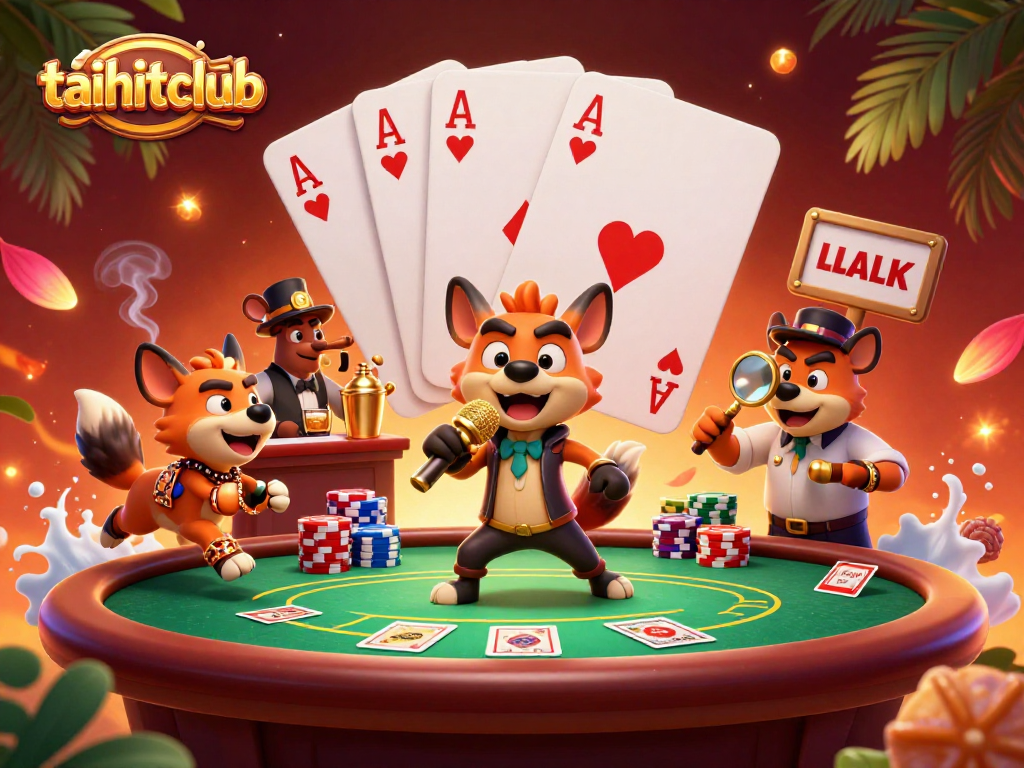 Experience thereal taihitclub excitement with hyenas in a vibrant casino scene