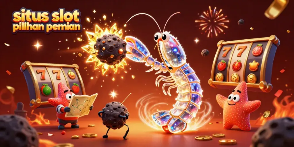 Menangkan peluang di situs slot pilihan pemain dengan jackpot dan karakter kartun 3D yang dinamis.