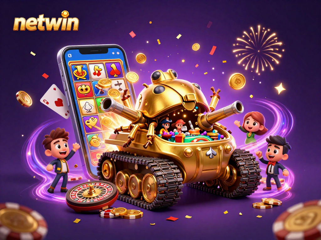 Unleash excitement with netwin's golden beetle casino tank, filled with fun betting action.