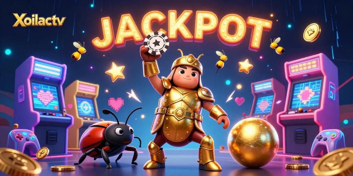 Xoilactv delivers a thrilling casino experience featuring an adventurous beetle duo and jackpot celebration.