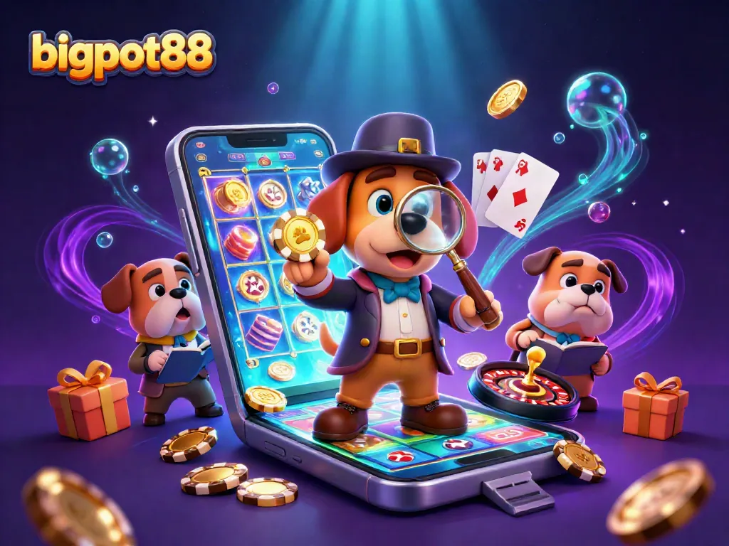 bigpot88 meraih kemenangan dengan berbagai elemen permainan kasino yang meriah.
