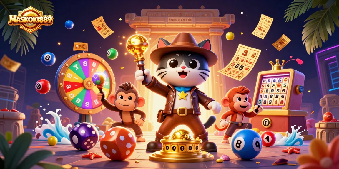 Engage in thrilling action at MASKOKI889 with casino treasures and vibrant prizes.