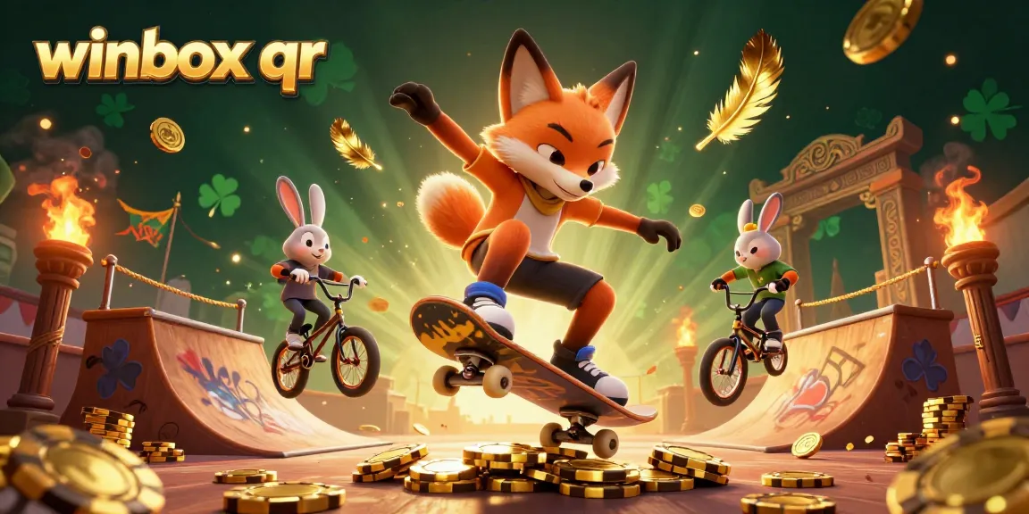 Engage with the winbox qr dynamic casino scene featuring characters and vibrant gambling elements.