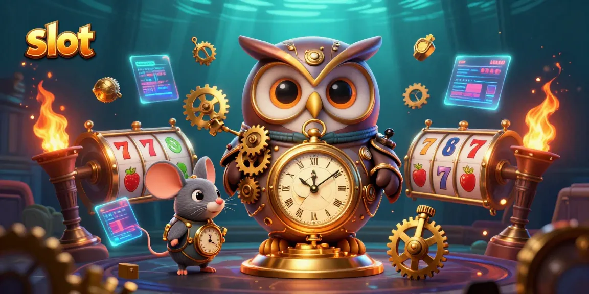Spin the slot reels in a vibrant, 3D casino scene filled with engaging game elements.