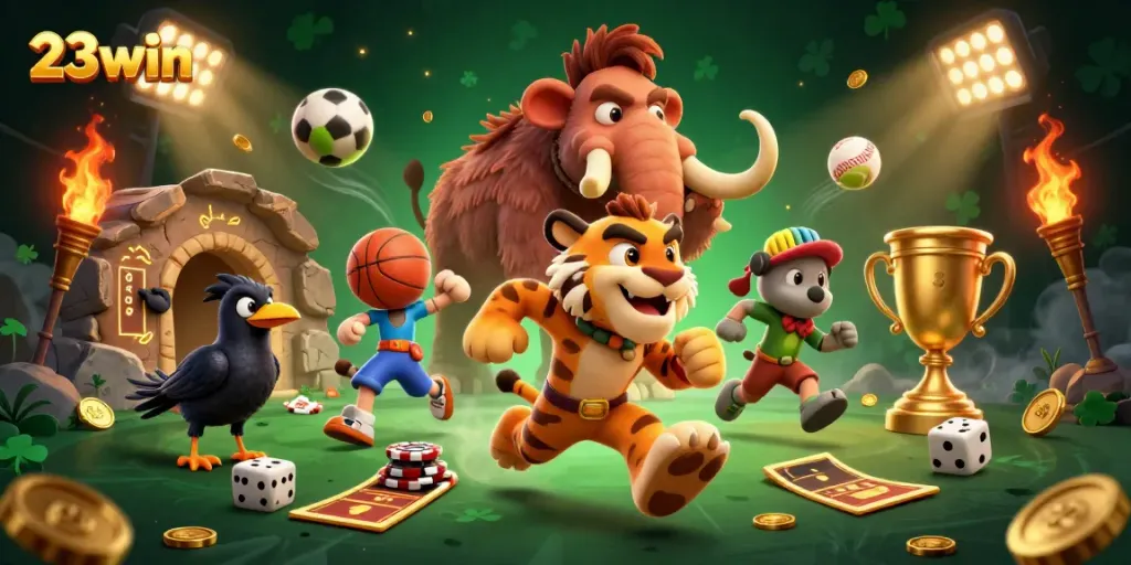 Engage in thrilling gaming adventures at 23win with lively sports elements and exciting casino features.