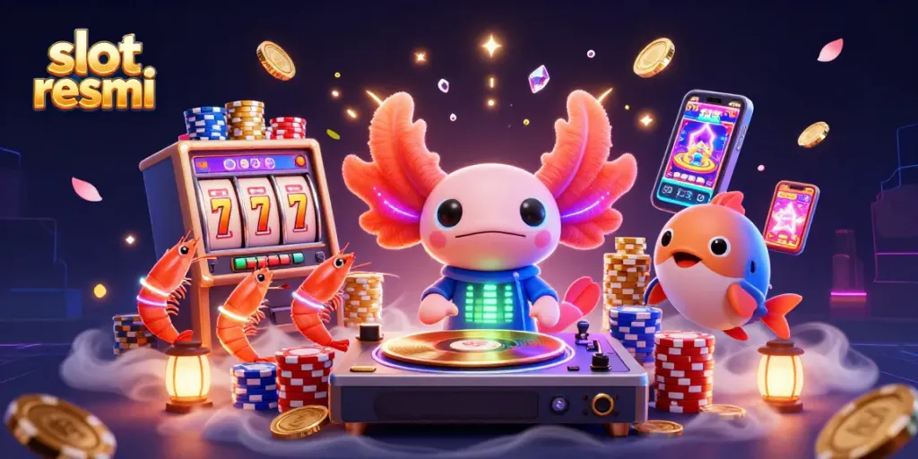 Menangkan pengalaman slot resmi dengan simbol keberuntungan dan karakter unik yang bercahaya.