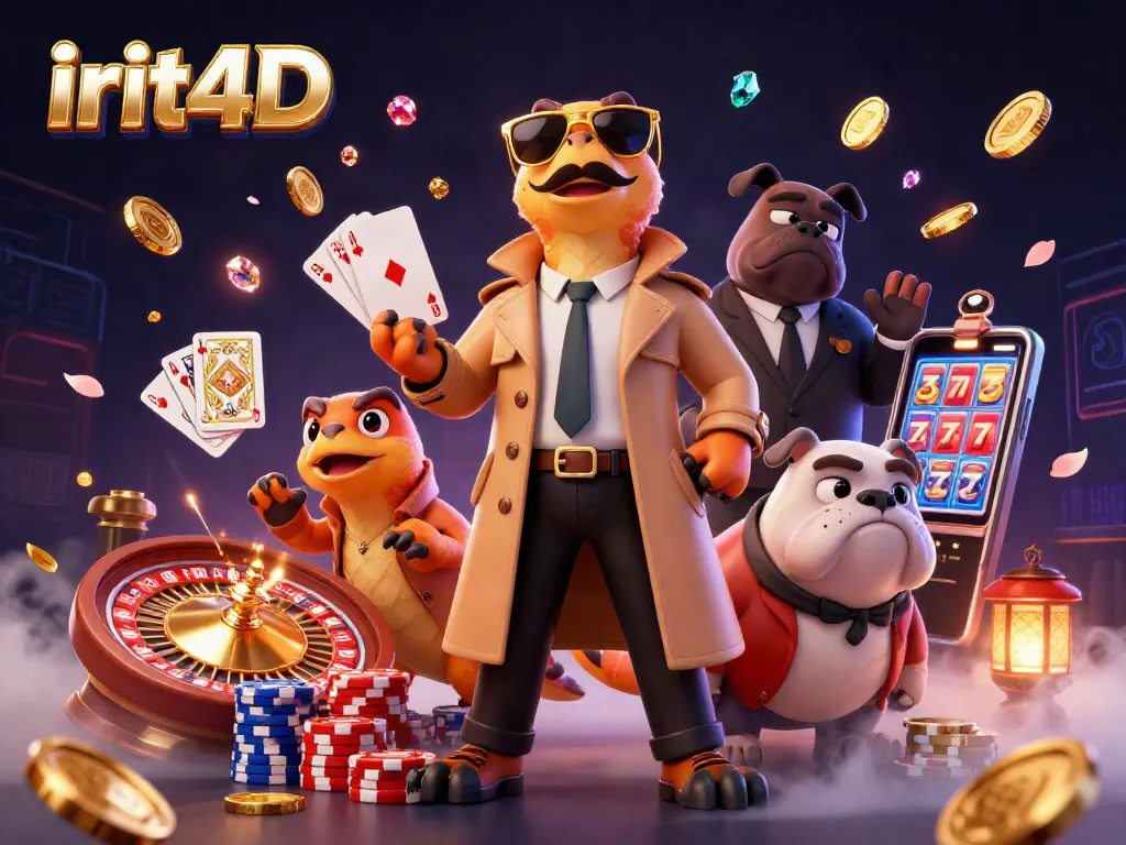 Experience thrilling gameplay with irit4D as raptors sneak into a VIP casino scene.