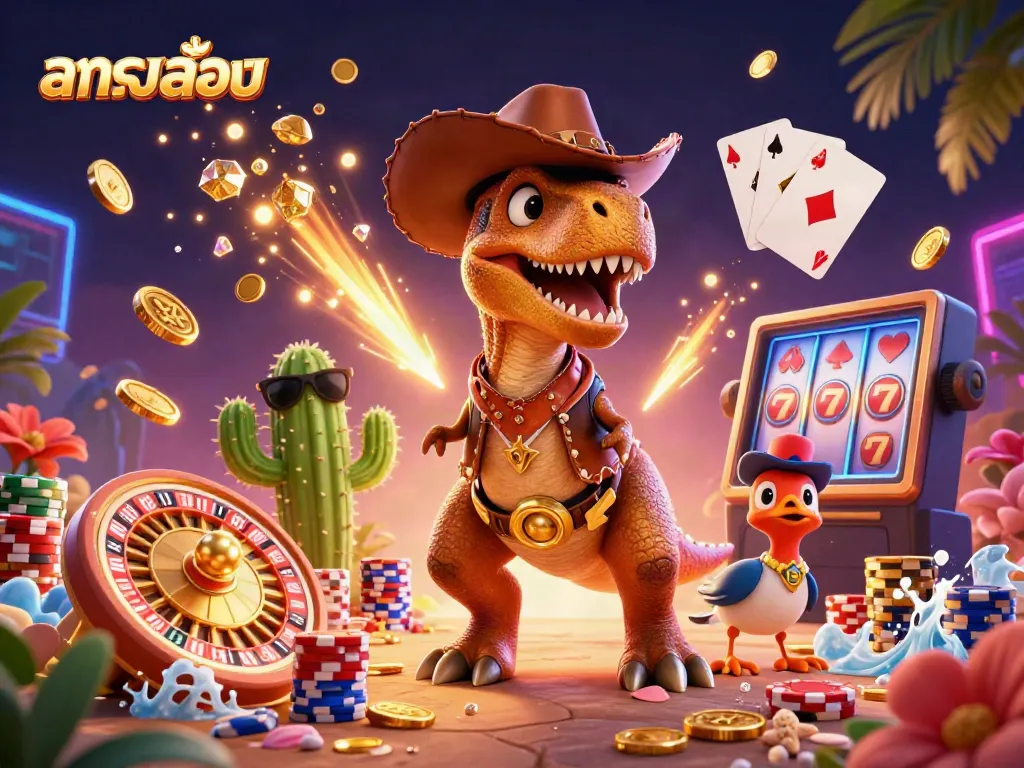 เกมสล็อต ทดลองเล่นสล็อต พร้อมตัวละคร 3D ในโลกคาสิโนสุดมันส์
