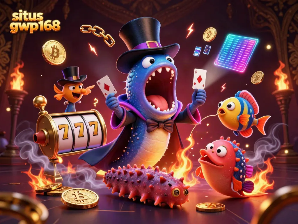 Slot online seru di situs gwp168 dengan karakter unik dalam adegan magi yang dramatis