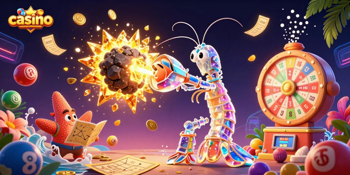 Engaging casino scene with vibrant characters and dynamic elements depicting entertainment excitement