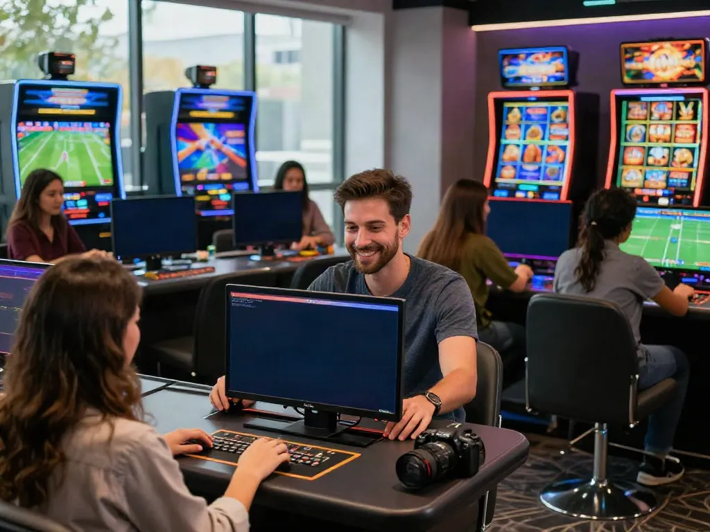 Group of enthusiastic players enjoying betting experiences with xx88 online casino interface.