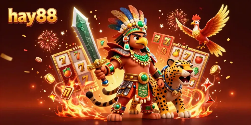 Engage in thrilling gaming action at hay88 with dynamic slot reels and exciting casino themes.
