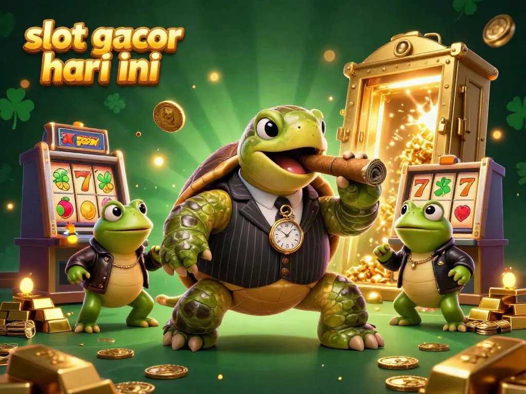 Experience the thrill of slot gacor hari ini with vibrant characters and dazzling casino elements.