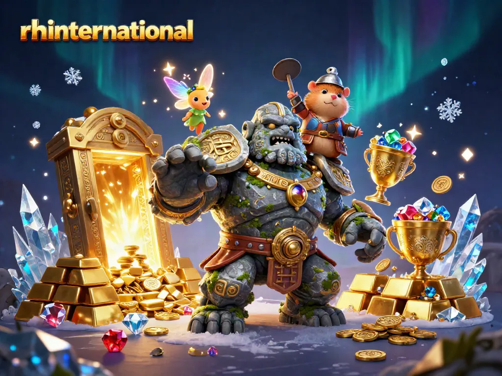 Rhinternational menampilkan golem penjaga fantasi dan peri yang menambah keajaiban saat bermain casino