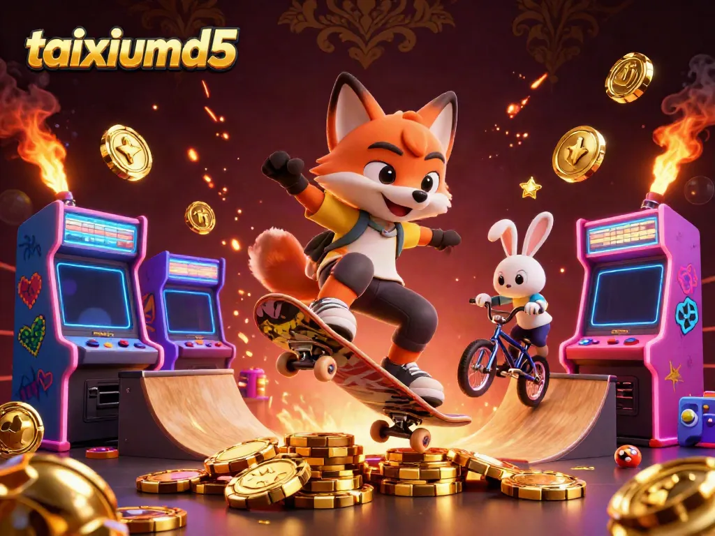 Experience thrilling gameplay at taixiumd5, featuring vibrant characters and dynamic casino elements.