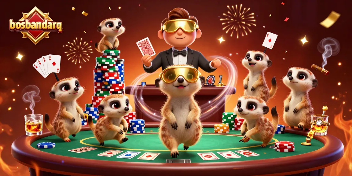 Engage with bosbandarq as meerkats handle dynamic casino operations and poker games.