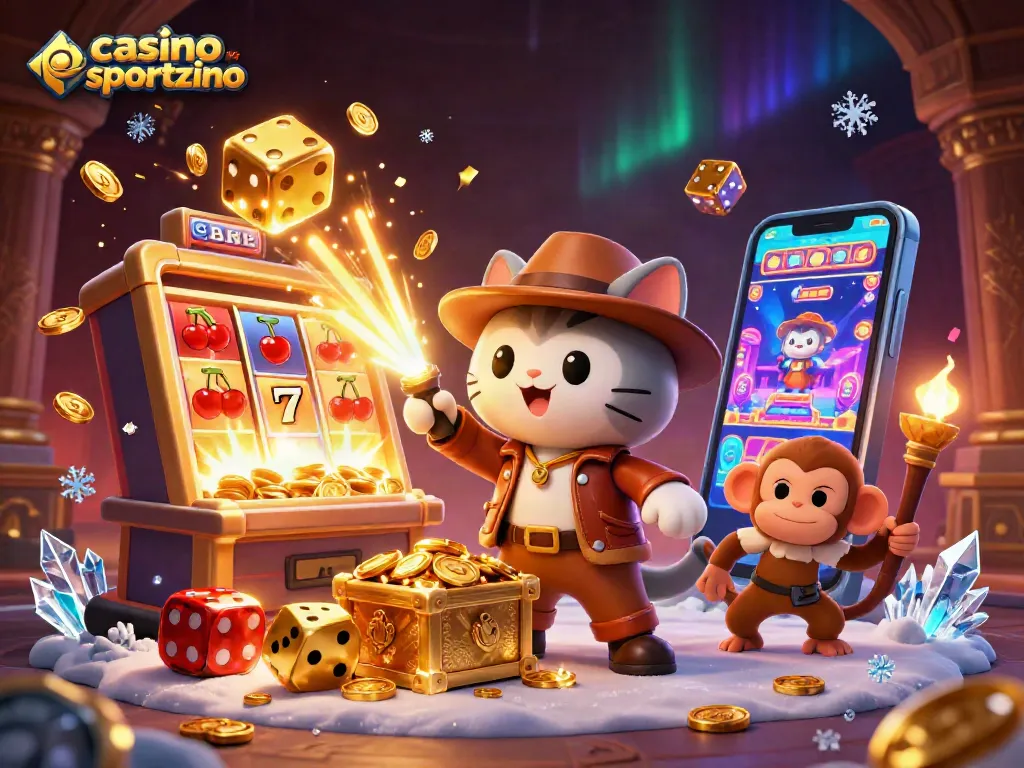 Engage with thrilling gameplay at casinos like Sportzino featuring dynamic 3D characters and immersive settings.