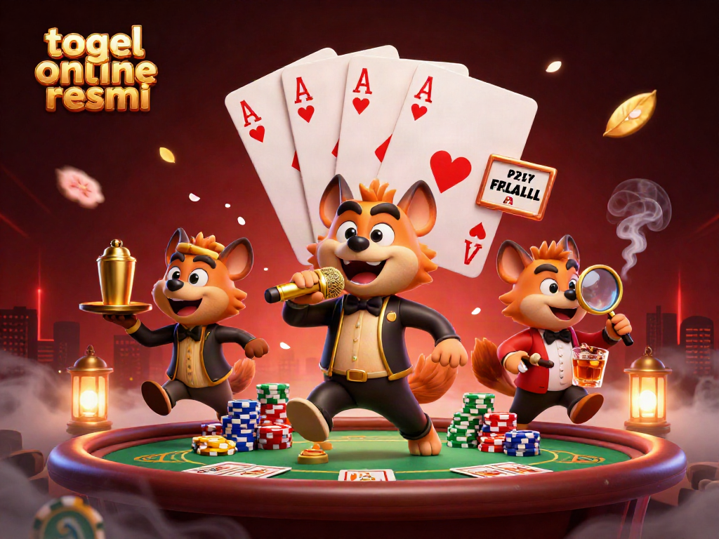 Menghadirkan togel online resmi, tiga hyena kartun beraksi di kasino komedi, memukau dengan lelucon, koktail, dan pemeriksaan ID.