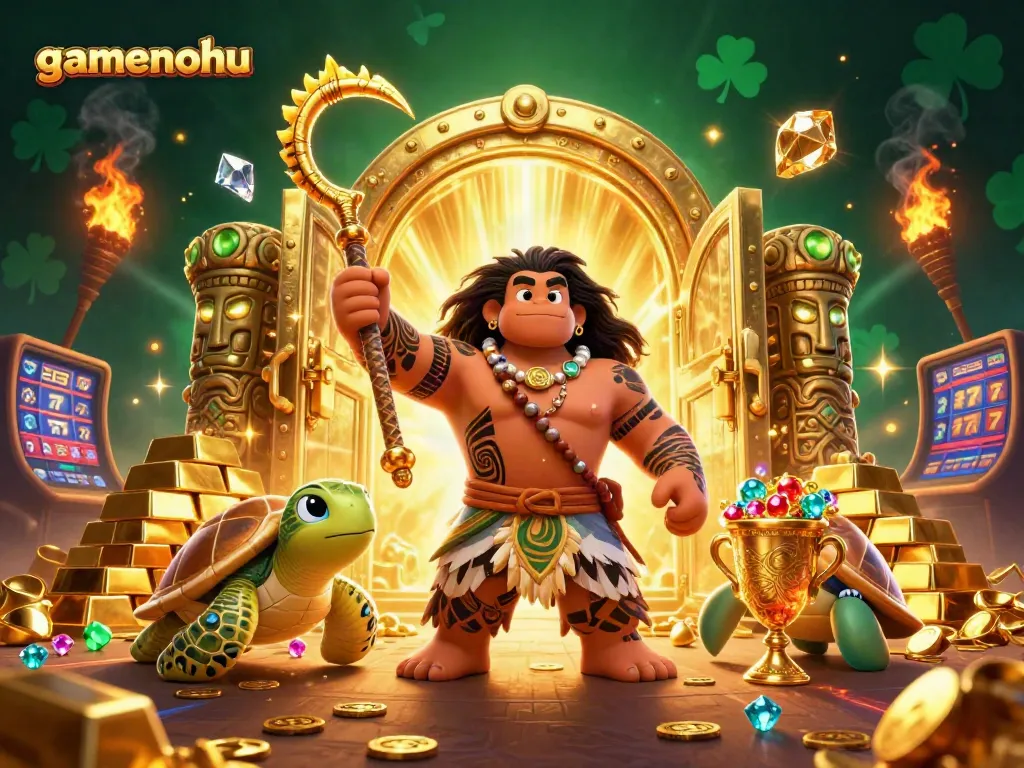 Win big with gamenohu's star characters in a vibrant casino adventure