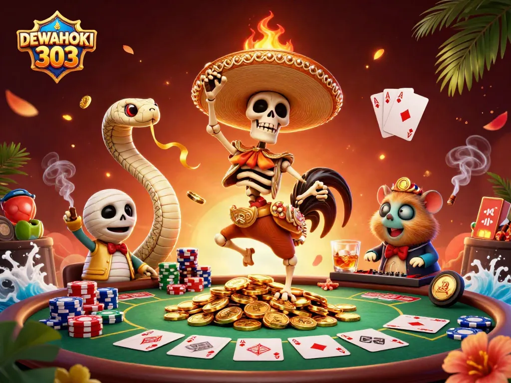 DEWAHOKI303 mengubah kemenangan menjadi pesta dengan slot online dan permainan kartu!