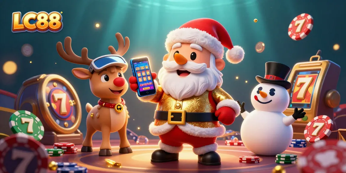 LC88 engages players with vibrant slots and jackpot excitement in a festive casino scene.