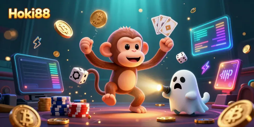 Hoki88 menghadirkan keseruan bermain slot dengan suasana kasino penuh hantu yang unik.