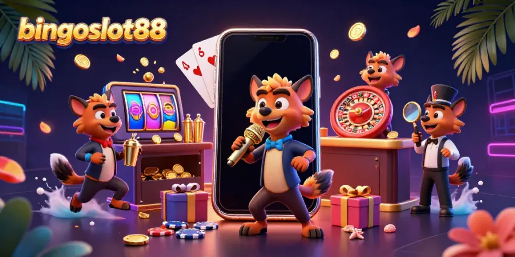 Mainkan bingoslot88 dengan hyena lucu di klub kasino, menciptakan keseruan!