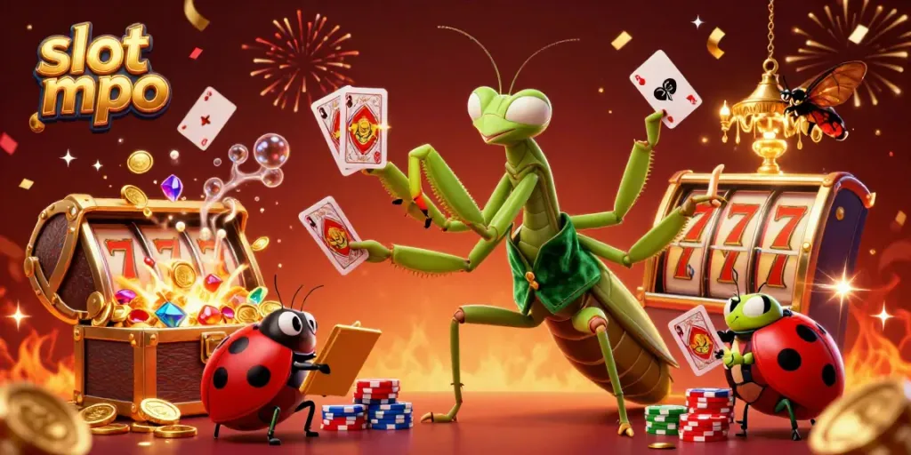 Engage with slot mpo through vibrant casino action featuring animated characters and rich gaming elements.