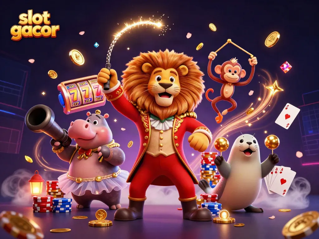 Menangkan slot gacor dengan karakter kasino lucu dan elemen game yang memukau.