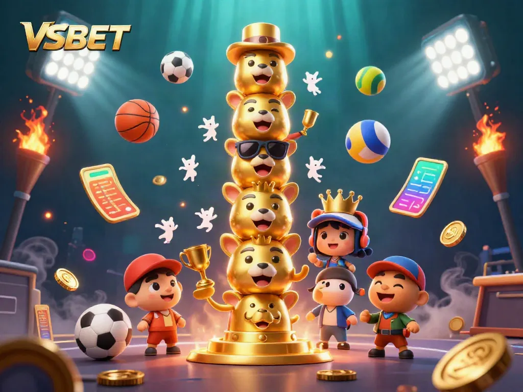Trải nghiệm VSBET thú vị với hình ảnh chết chóc có các biểu tượng cá cược và sân bóng.