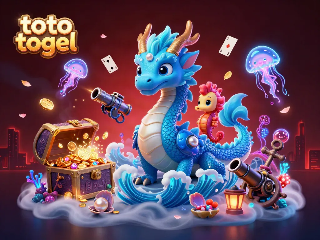Engage in thrilling toto togel gameplay amidst vibrant underwater scenes with exotic creatures.