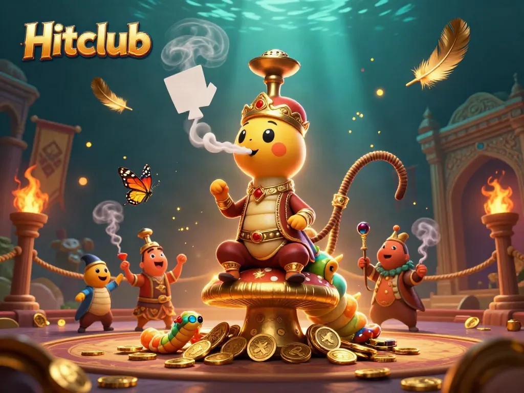 Experience excitement at Hitclub with vibrant casino elements and dynamic character interactions.