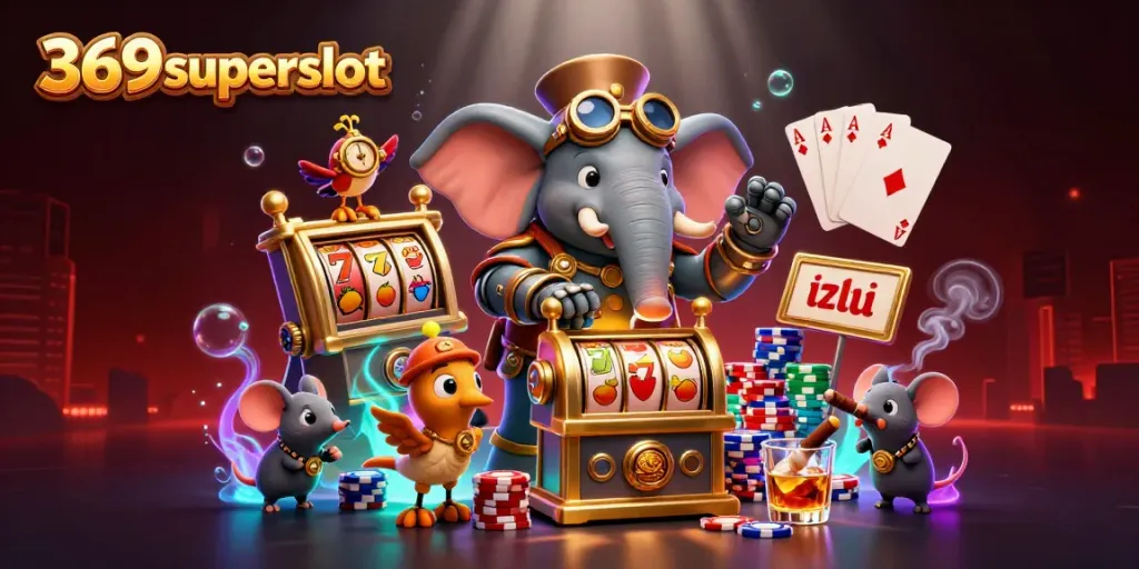 เล่นสล็อตที่ 369superslot ด้วยวิศวกรช้างสตีมพังค์ ในภาพบทสนทนาที่มีชีวิตชีวา