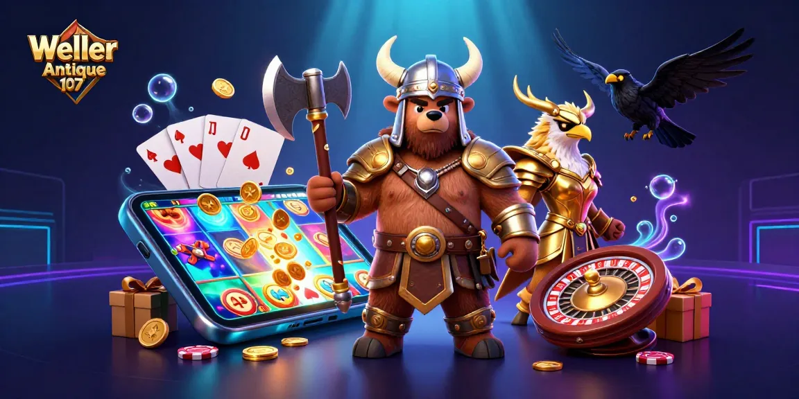 Spin the Weller Antique 107 slot reels for big wins amid vibrant casino excitement.