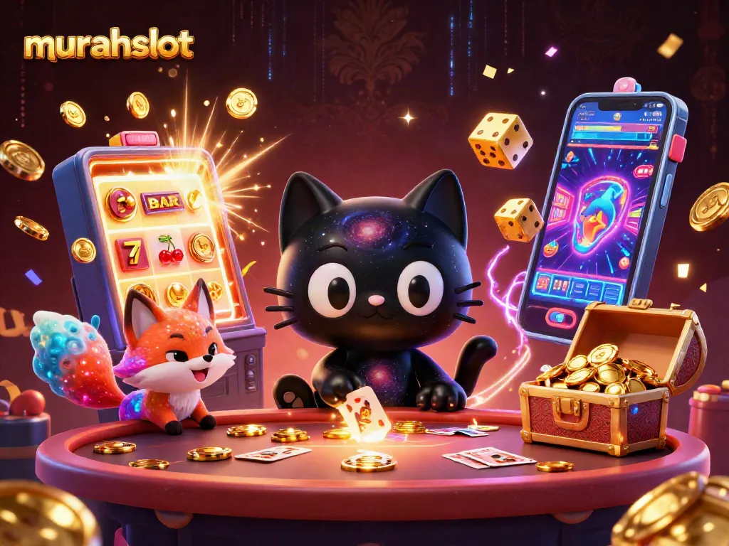 Putaran gratis di murahslot dengan kucing hitam galaksi dan rubah nebula dalam kasino