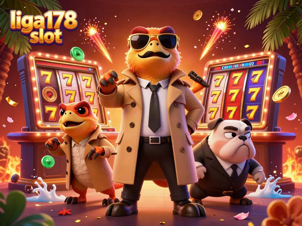 Rasakan keseruan liga178 slot dengan tiga raptor misterius berpura-pura sebagai satu orang untuk memasuki kasino VIP.