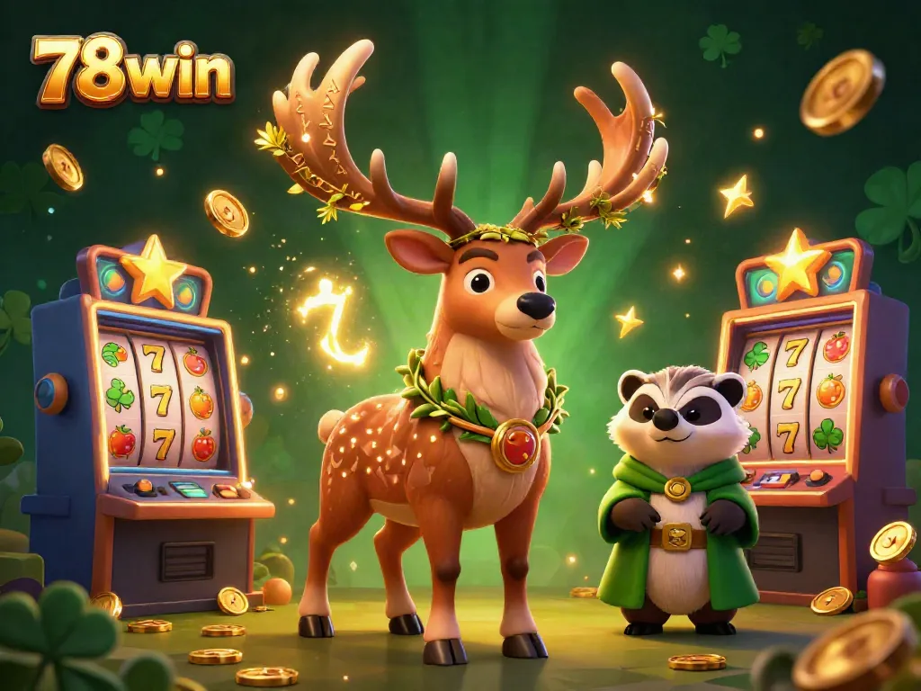 Maximize wins with 78win's exciting casino adventure featuring animated characters and vibrant gaming elements.