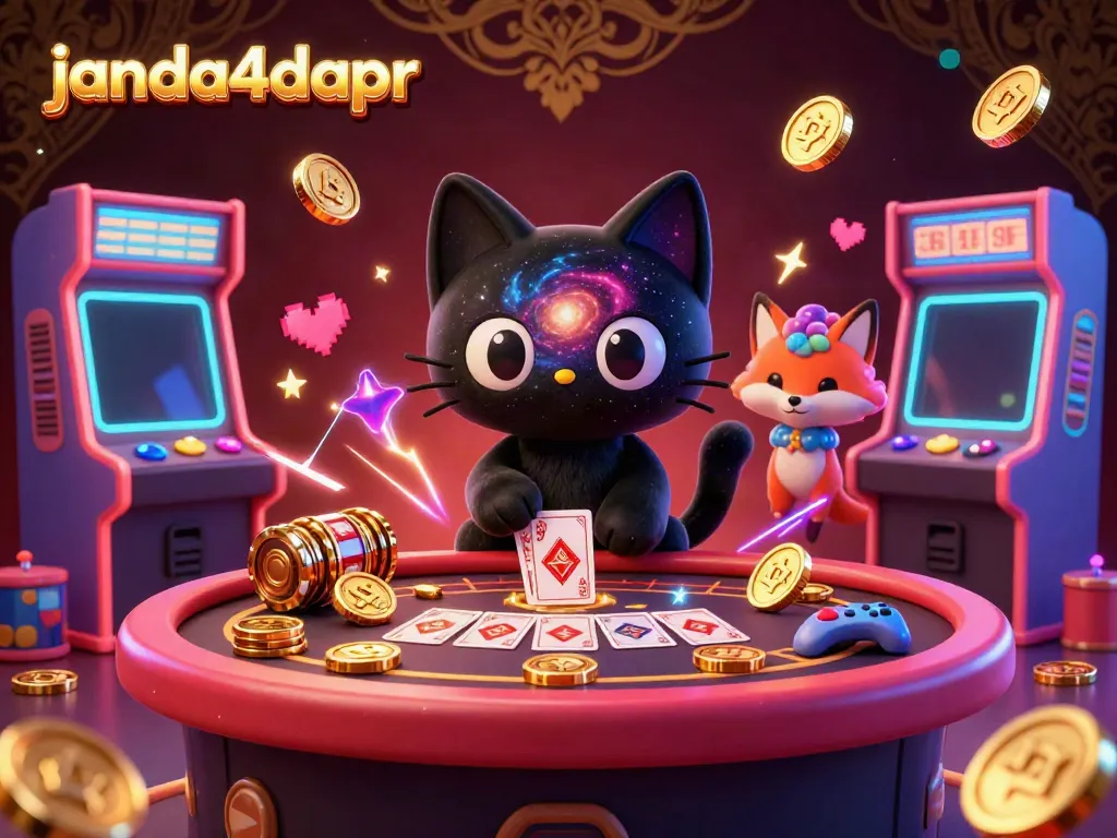 Menangkan permainan di janda4dapr dengan kucing hitam lubang hitam di meja kasino cosmic yang memikat.