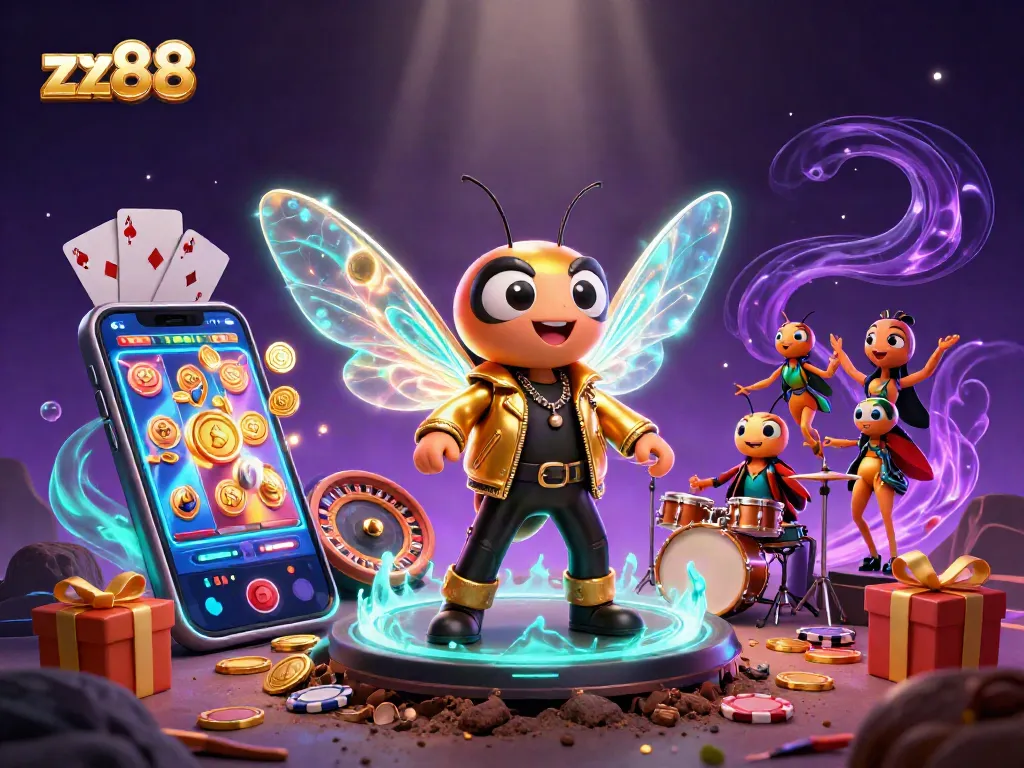 Spin and win big with zx88's vibrant 3D casino scene featuring thrilling slot games.