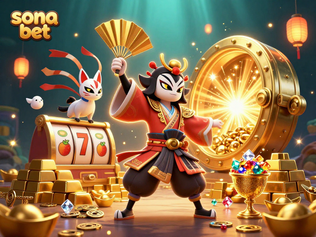 Win big with sona bet in a captivating casino adventure featuring vibrant characters and riches.