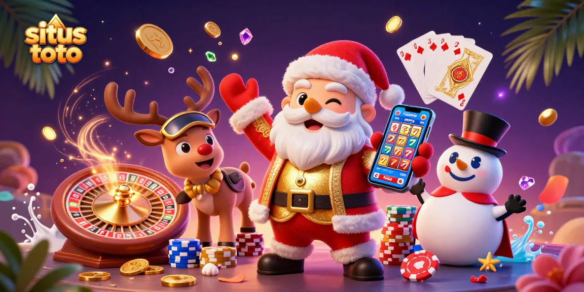 Experience exciting gameplay at situs toto with vibrant casino characters, slots, and dynamic elements.