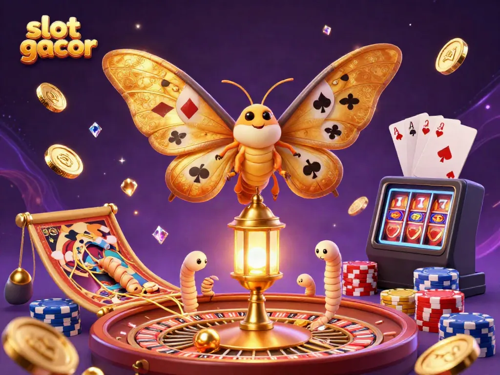 Slot gacor membawa keberuntungan dengan desain 3D menarik dan elemen kasino megah.