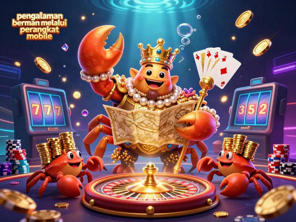 Mengalami pengalaman bermain melalui perangkat mobile dengan kemewahan kasino virtual yang berwarna-warni dan menarik.
