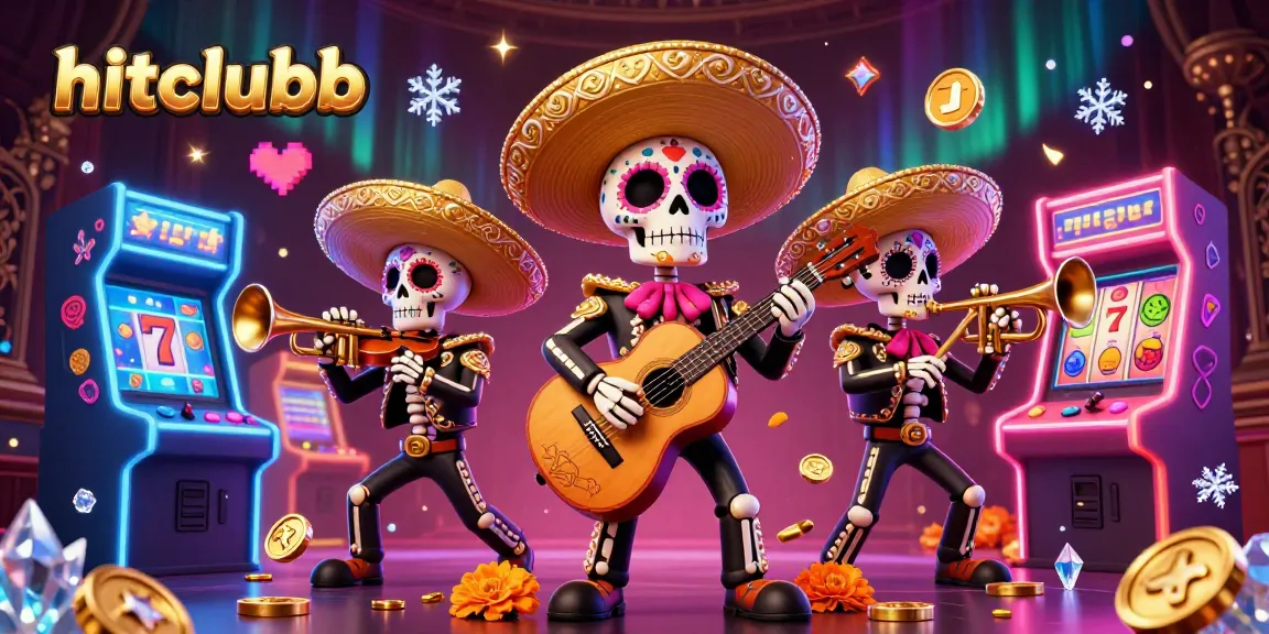 hitclubb brings players a vibrant casino experience with a colorful mariachi band and lively slot elements.