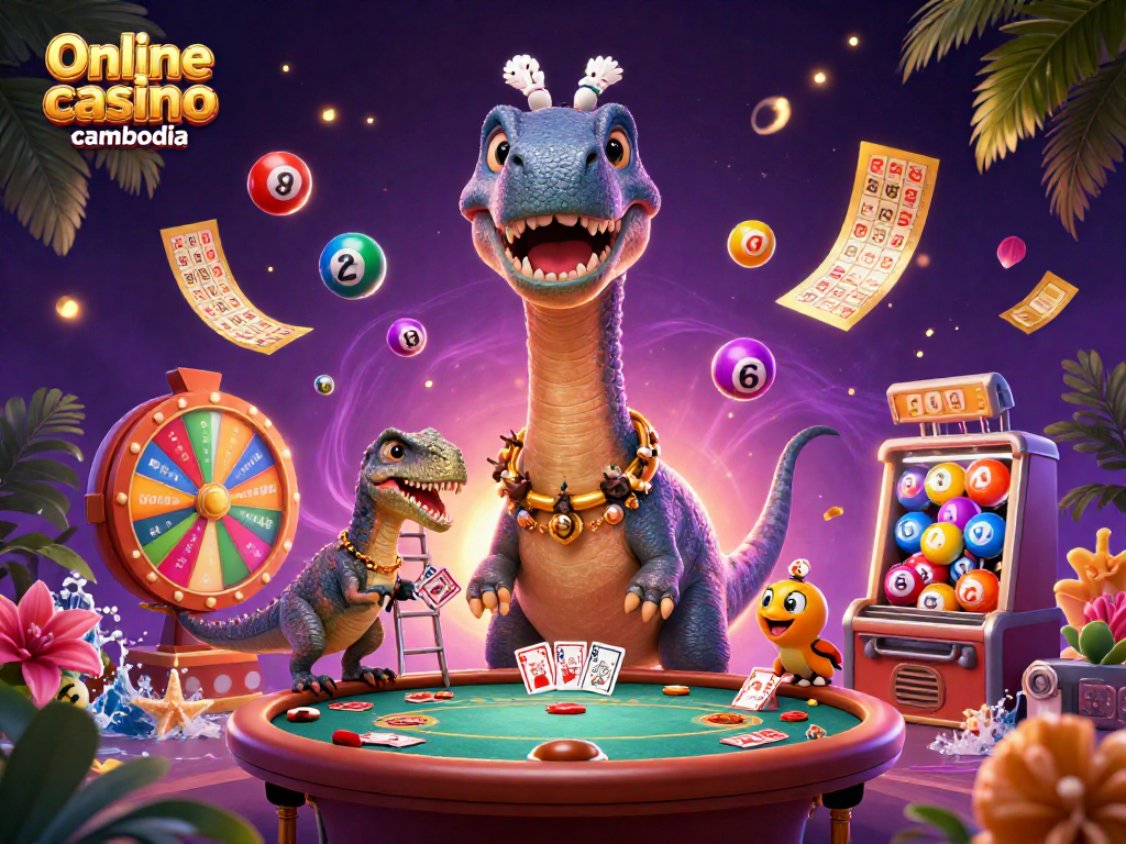 Experience the thrill of Online casino cambodia with animated characters and vibrant gaming elements.