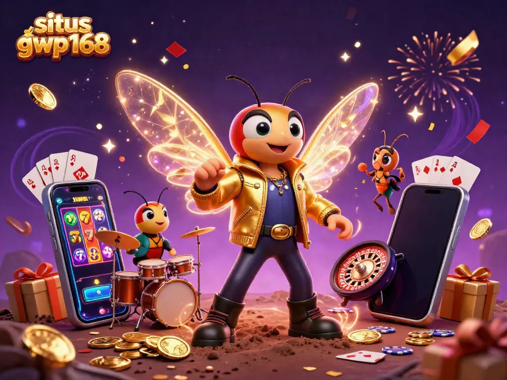 Merayakan kemenangan dengan situs gwp168 melalui visual slot permainan yang ceria dan penuh warna.