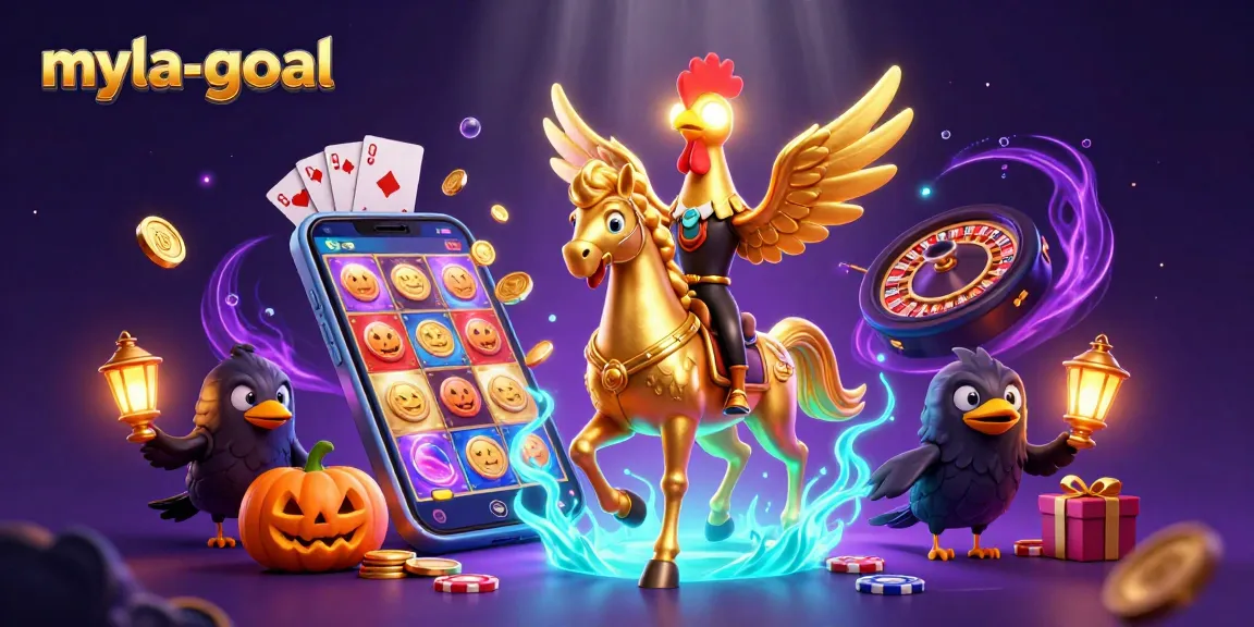 Engage with myla-goal's premier gaming experience amid vibrant casino visuals.